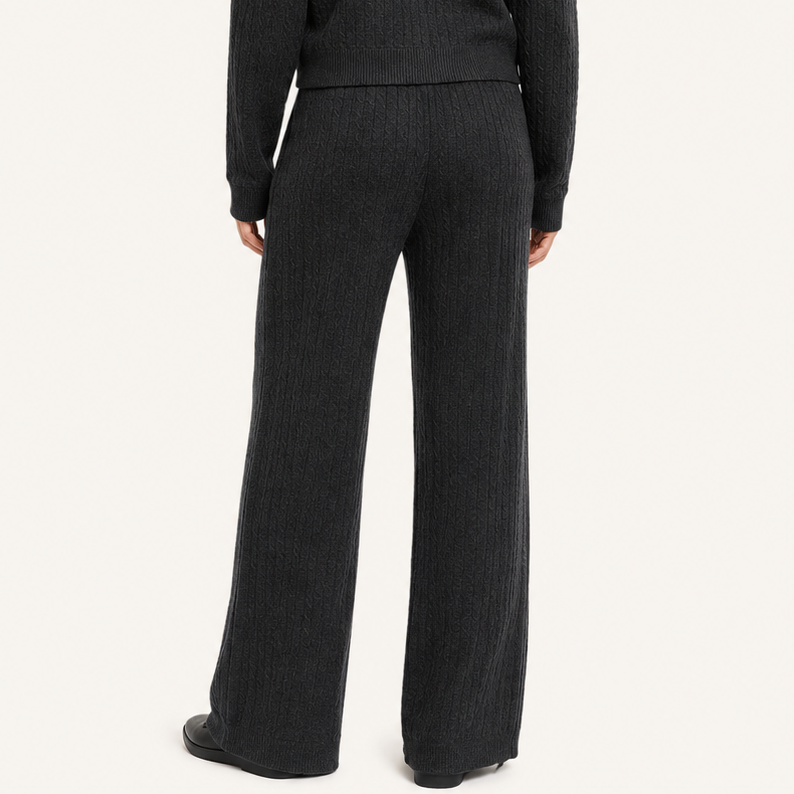 Pantalón Forrado Elasticado Negro