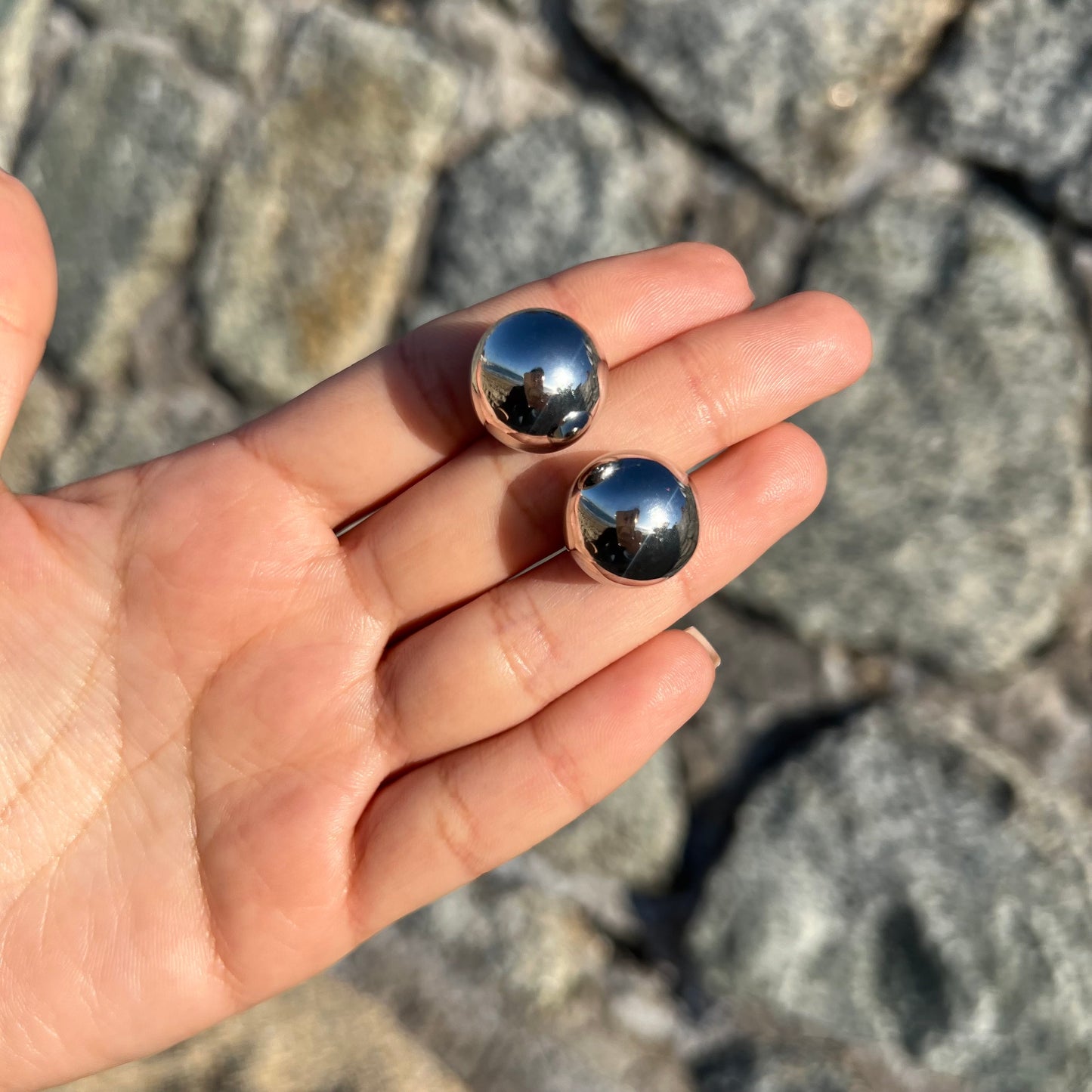 Aros Balines Doble Silver