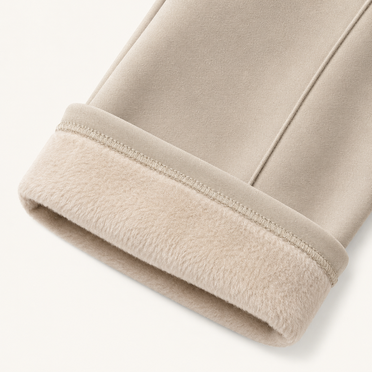 Pantalon Forrado Beige