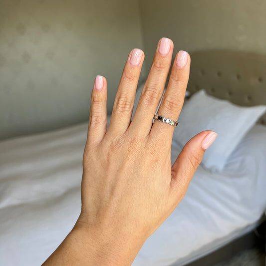 Anillo Estrellas Juntas Silver