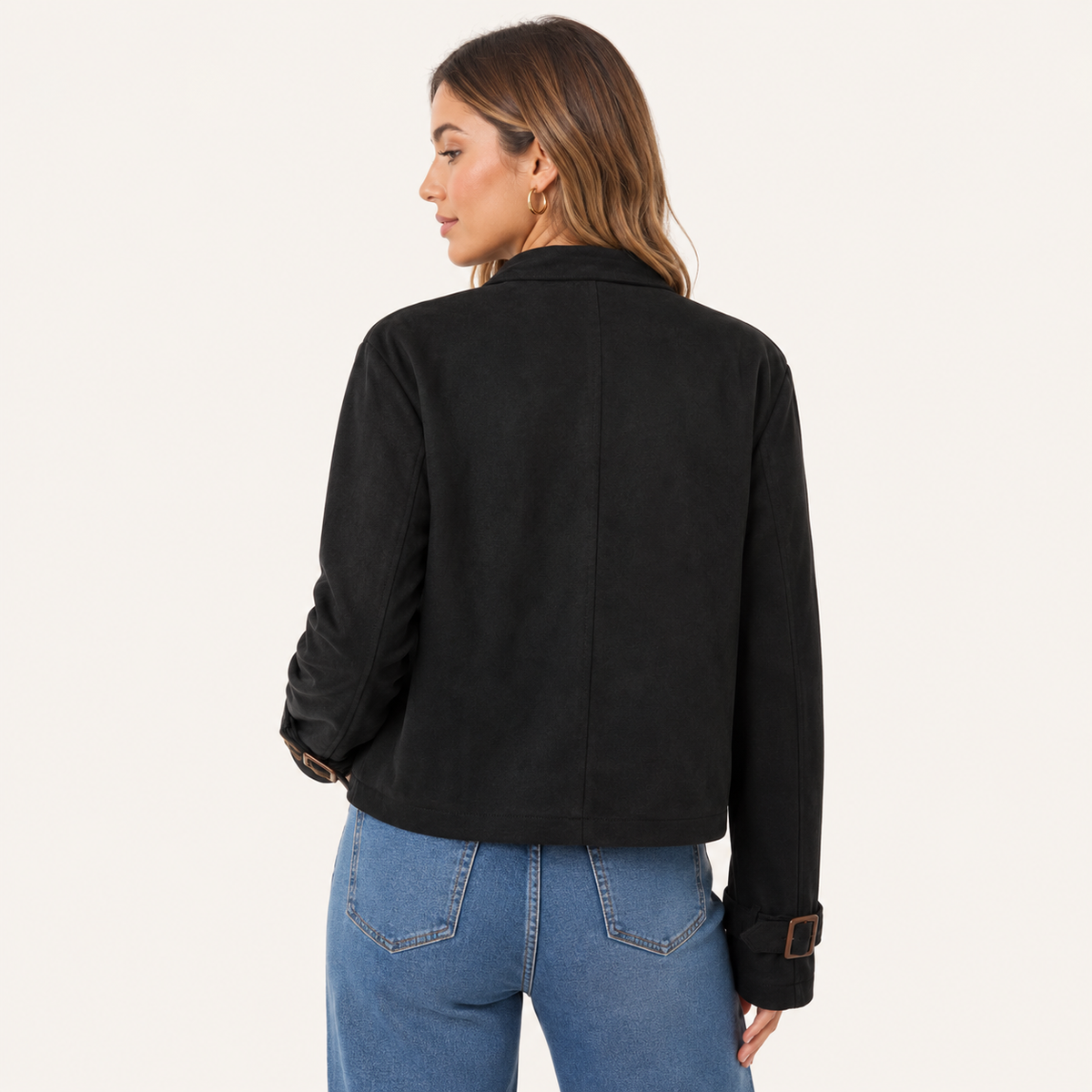Chaqueta Tercio Pelo Negra