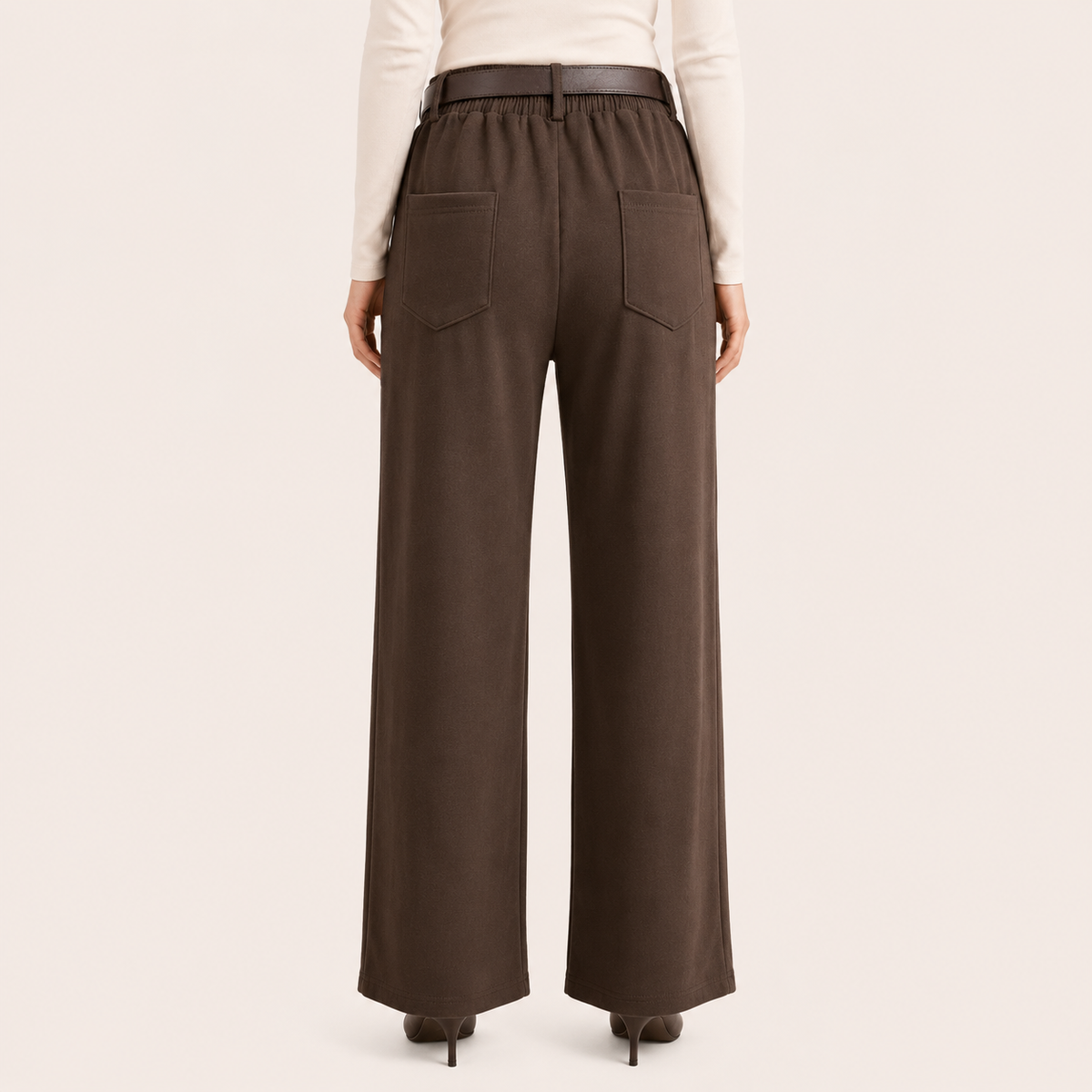 Pantalon Forrado Marrón