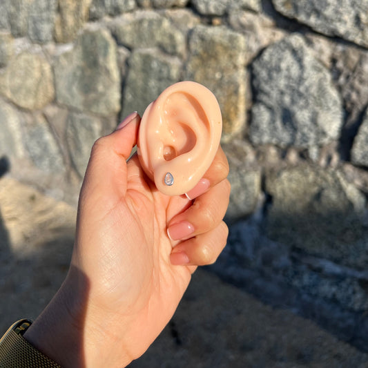 Aros Gota 3mm Plata