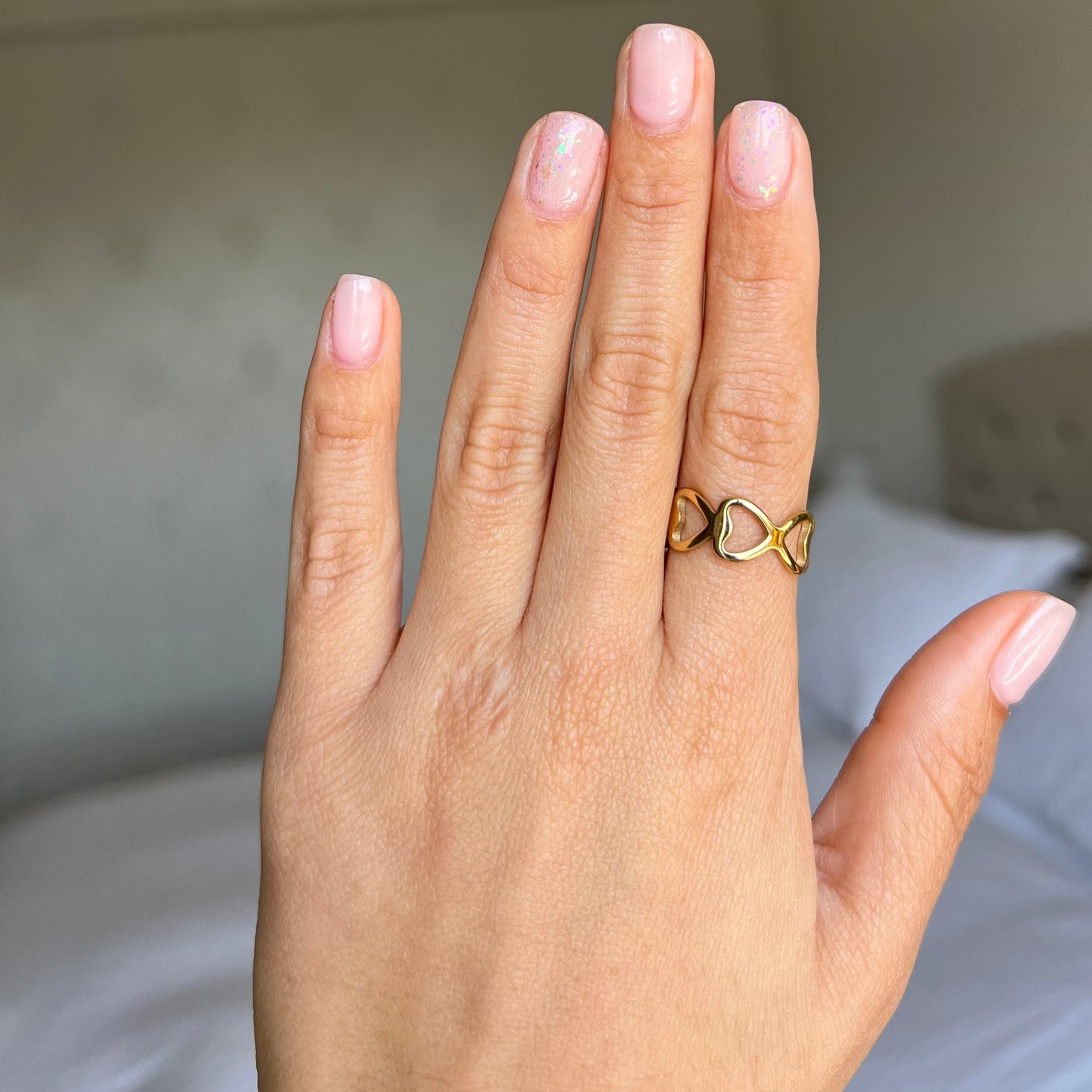 Anillo Corazones Enlazados