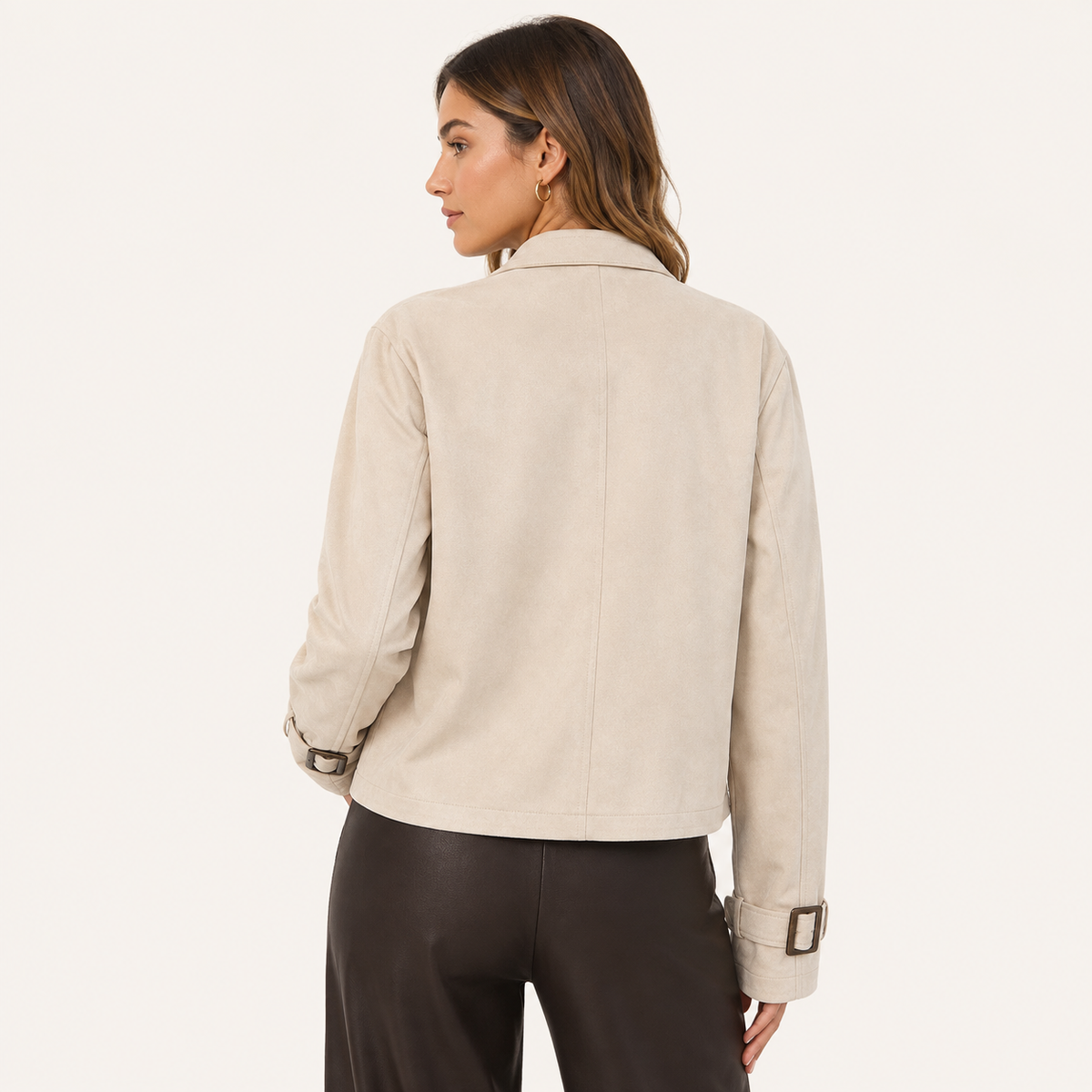 Chaqueta Tercio Pelo Beige