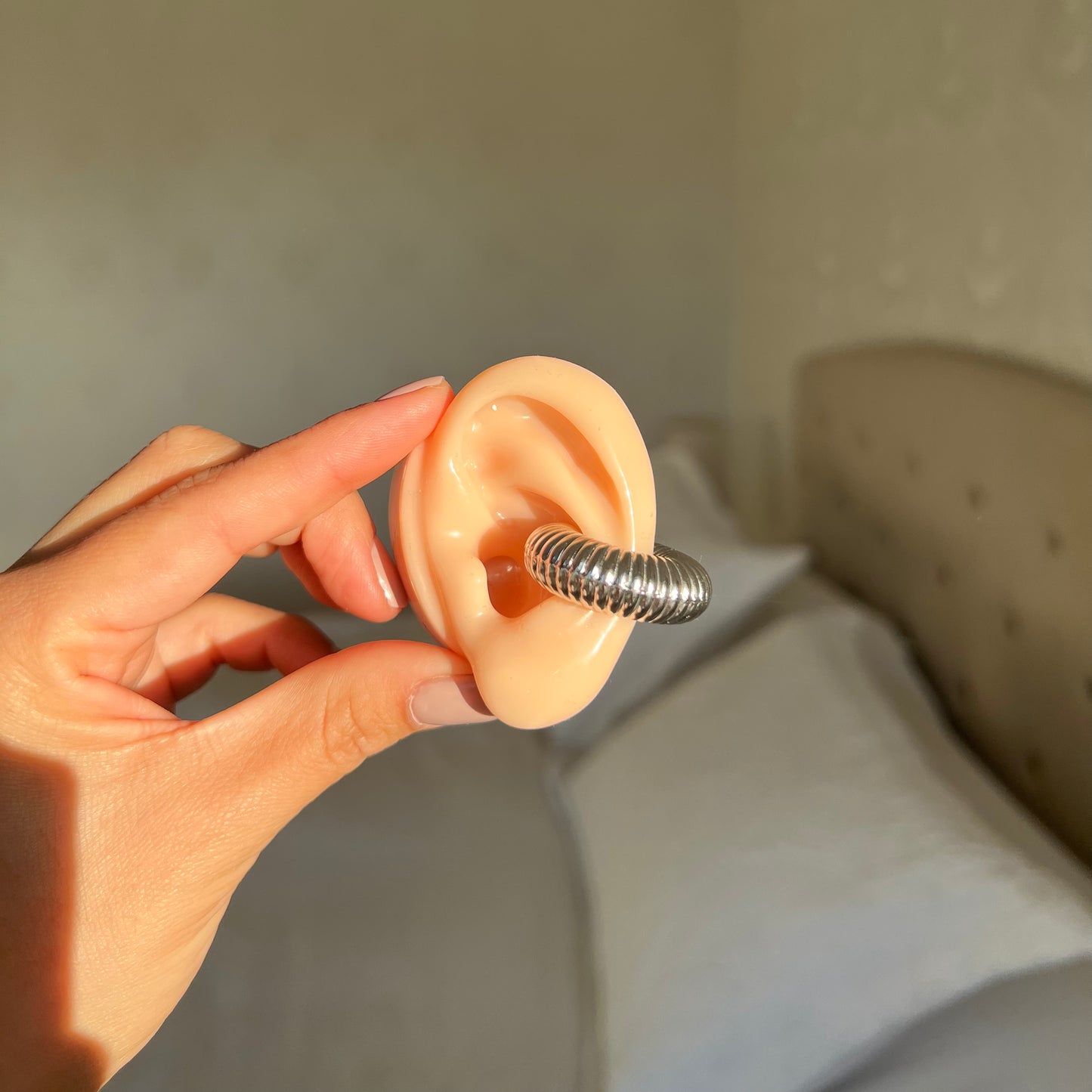 Ear Cuff Silver Caracol