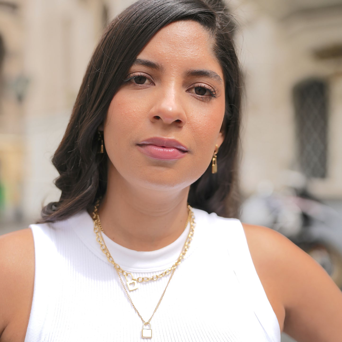 Collar Candado Triple