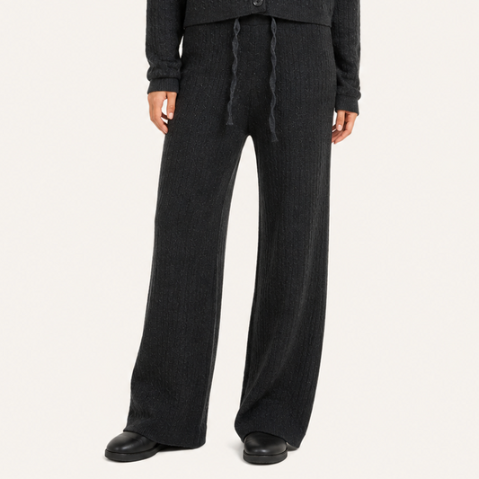 Pantalón Forrado Elasticado Negro