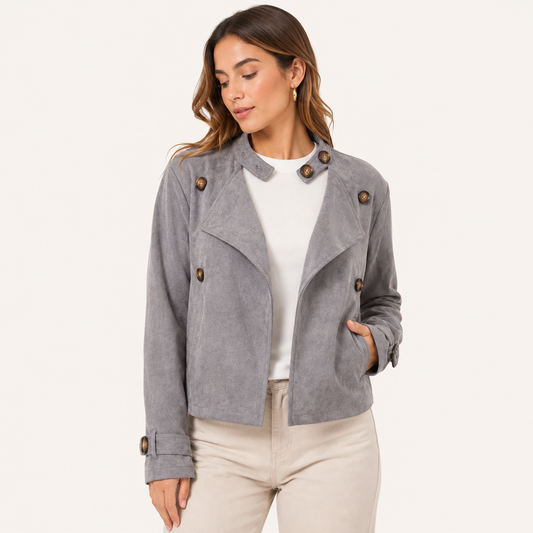 Chaqueta Tercio Pelo Gris