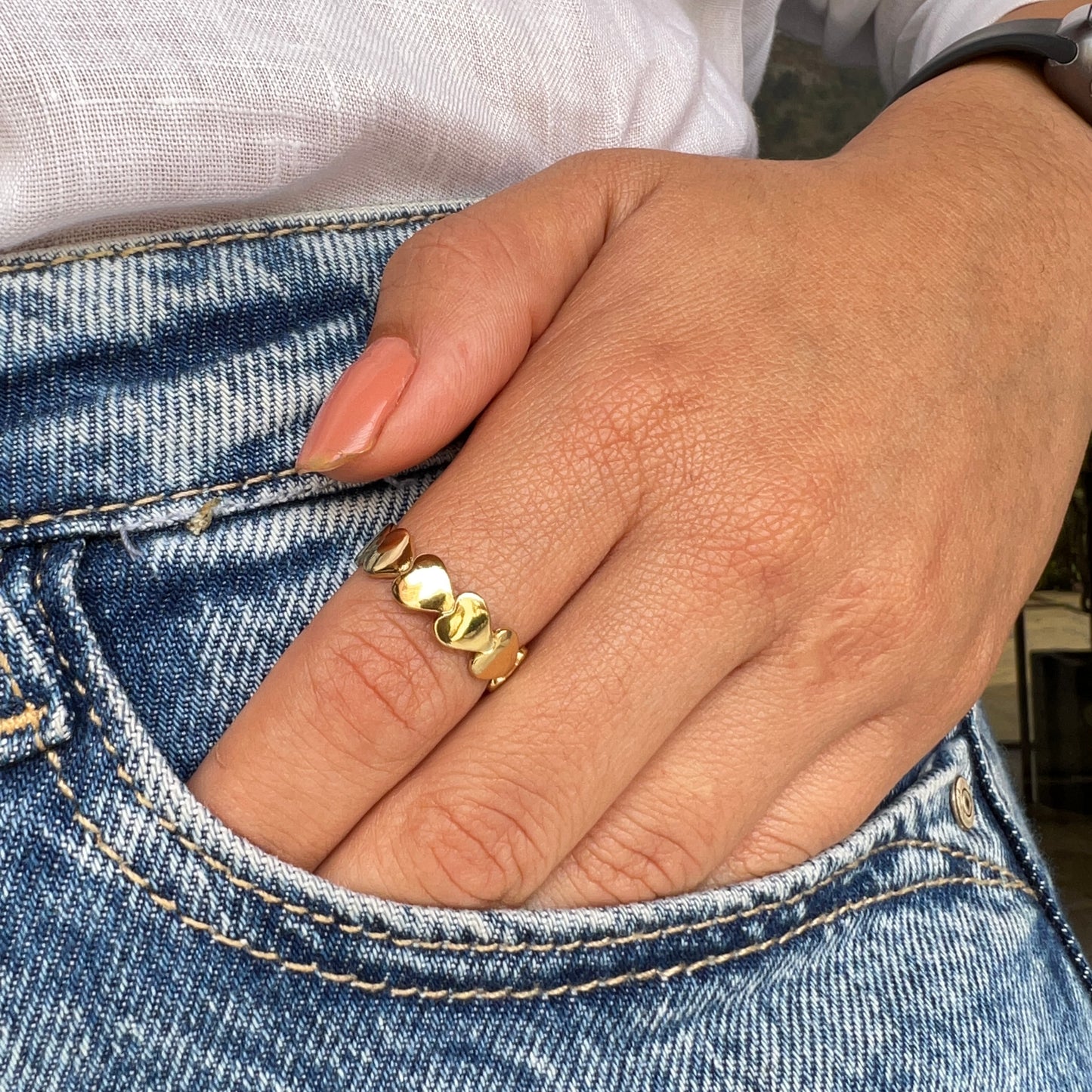 Anillo Corazones Grande